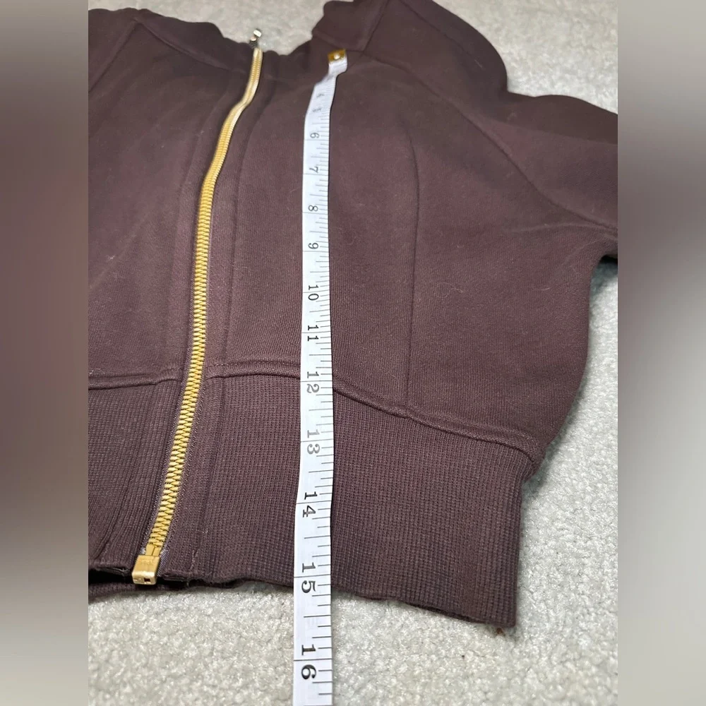 lululemon athletica Brown Full-Zip Hooded Sweatshirt - Picture 4 of 6